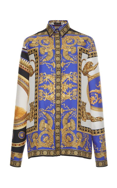 versace shirt damen|Versace long sleeve shirts.